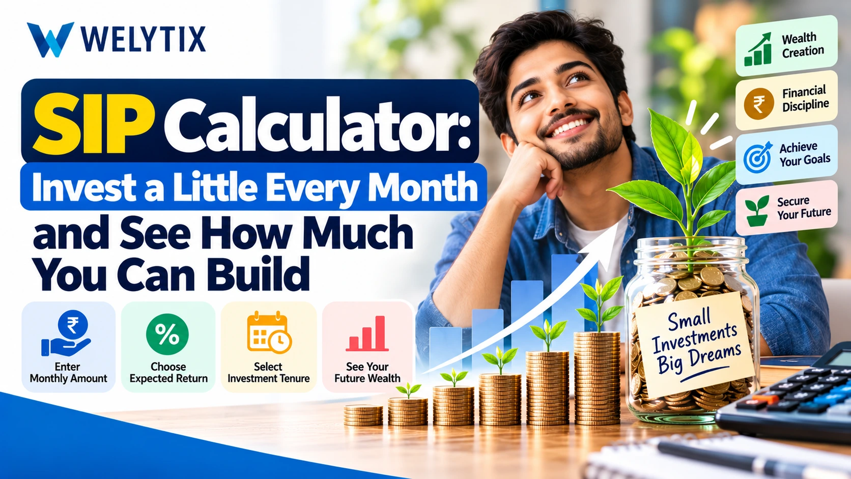 SIP Calculator: Invest a Little Every Month and See How Much You Can Build