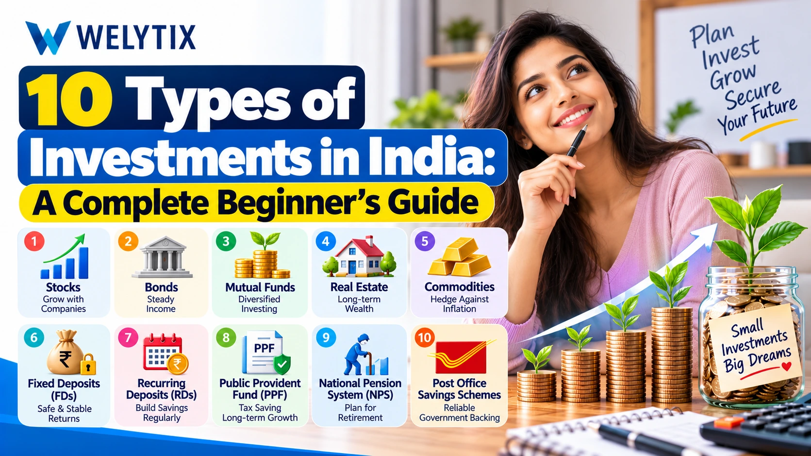 10 Types of Investments in India: A Complete Beginner’s Guide