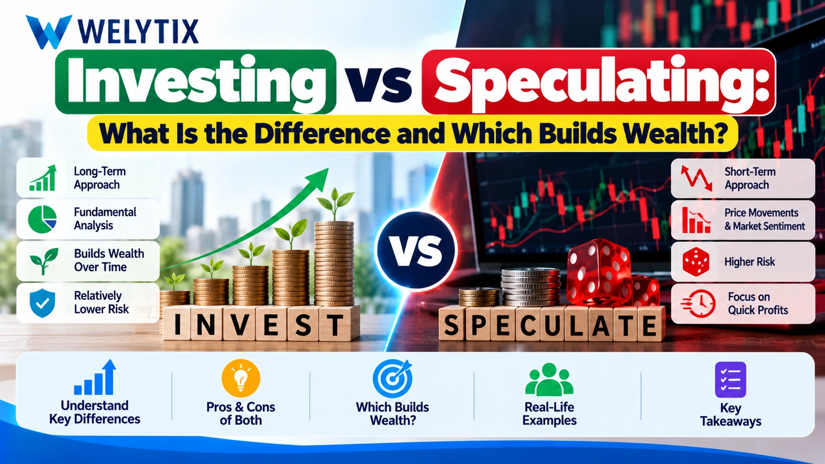 Investing vs Speculating: What Is the Difference and Which Builds Wealth?